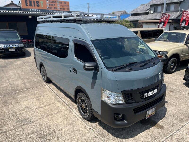 日産 NV350キャラバンバン ブルーグレー｜塗装ずみのカスタム中古車