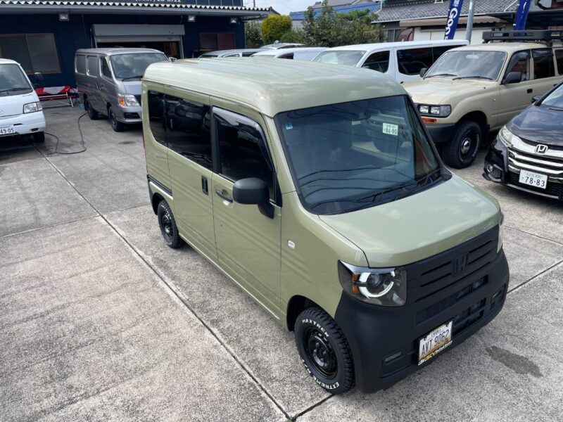 ホンダ N-VAN グリーン｜塗装ずみのカスタム中古車