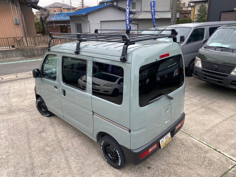 ダイハツ ハイゼットカーゴ アーバンカーキ を全塗装した作業車