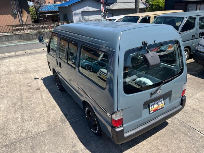 日産 バネットバン ブルーグレー を全塗装した作業車