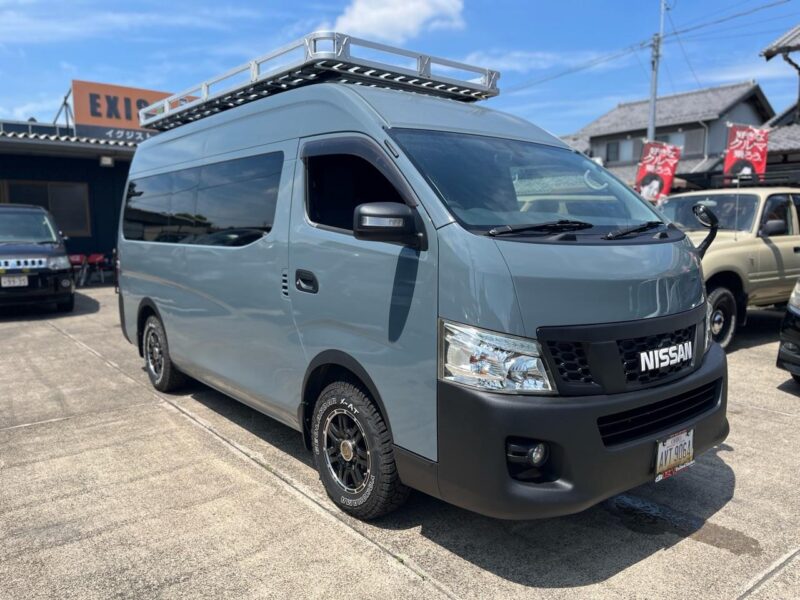 日産 NV350キャラバンバン ブルーグレー｜塗装ずみのカスタム中古車