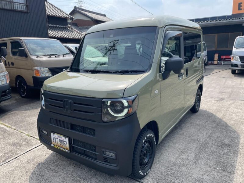 ホンダ N-VAN グリーン｜塗装ずみのカスタム中古車