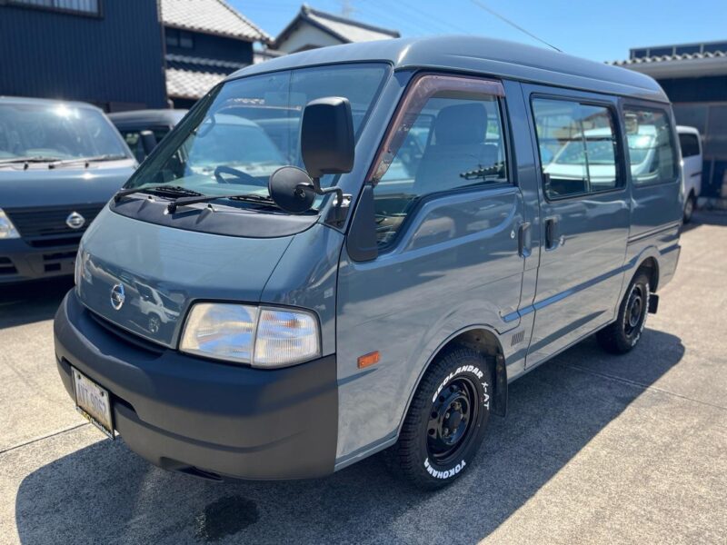 日産 バネットバン ブルーグレー を全塗装した作業車