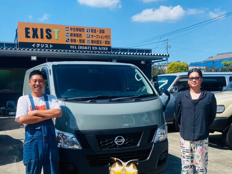 EXISTで納車したお客様と車