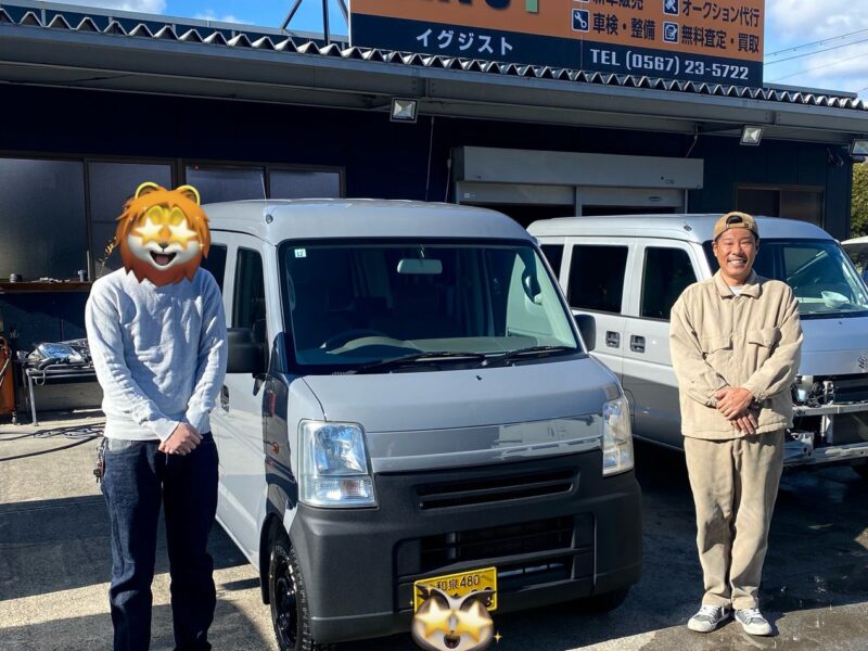 EXISTで納車したお客様と車