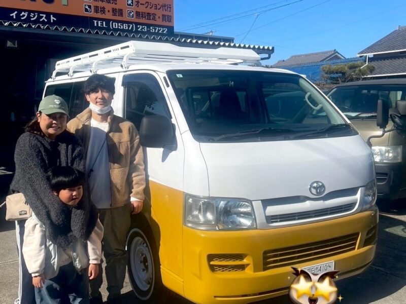EXISTで納車したお客様と車