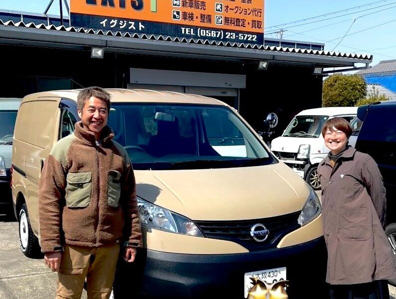EXISTで納車したお客様と車