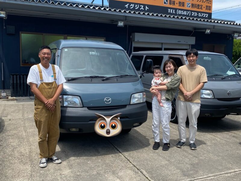 EXISTで納車したお客様と車
